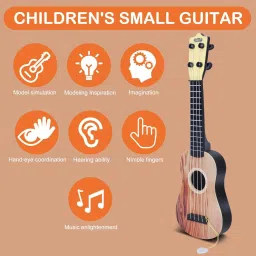 4-String Kids Guitar Musical Instrument for Boys Girls Learning Toy Guitar Acoustic Guitar Plastic Plastic-image-51