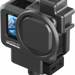 Yantralay YT-G9 Vlogging Case with Cold Shoe Mount & Microphone Adapter Housing Case With 52MM Filter Ring Camera Housing image 4