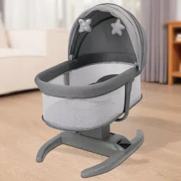 Electric Baby Cradle with automatic Swing / Rocker , LED Touch Panel Swings-image-61
