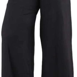 Women Comfort Fit Black Viscose Rayon Trousers-image-103