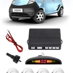 GS532 Silver Car Reverse Parking Sensor with LED Display 4 Sensor G532 Parking Sensor-image-1