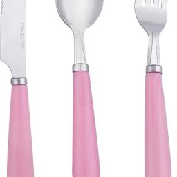 3 Pcs. Kids Stainless Steel Trendy Cutlery Set of Spoon, Fork & Knife for Kids Disposable Plastic, Stainless Steel Cutlery Set-image-55