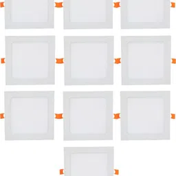 d'mak 15 Watt Square White LED Light (Pack of 10) Recessed Ceiling Light Ceiling Lamp-picture-24
