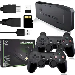 eLZ Wireless Retro Gaming Console for TV | Plug & Play Video Game Stick with 2.4G 64 GB with Yes-29