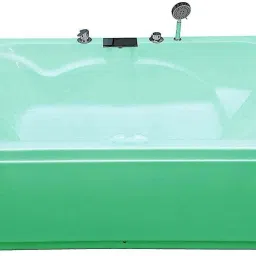 6 Feet Acrylic Bathtub with Front Panel and Filler System - Green Free-standing Bathtub-image-69