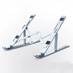 JAZX Aluminum Alloy Adjustable, Portable, Foldable, Ergonomic, Tablet Stand Laptop Stand-image-21