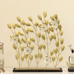 vedas Goldie Gold & White Iron and MDF Showpiece-picture-20