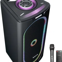 ZEBRONICS Roxor Pro with Dolby Audio,HDMI (ARC),USB,AUX,Karaoke,upto 6h Battery 120 W Bluetooth Party Speaker-0