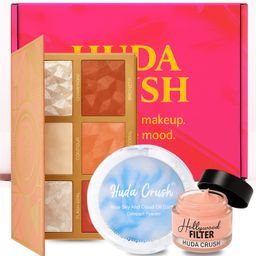 huda crush Diwali Gifts Makeup Kit - Eyeshadow Palette, Gel Compact & Face Primer For Women-picture-15