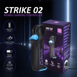 Cubonic Strike 02 Controller, High Sensitivity Haptic Capacitive Mapping TriggerGaming Accessory Kit image 2