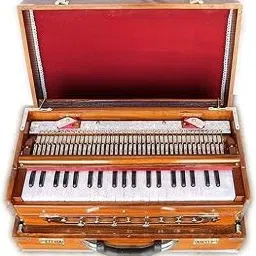 mayamusicals 3 1/2 Octave Professional Quality Box Harmonium with 2 set of Reeds 3.5 Octave Hand Pumped Harmonium image 5