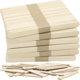 Wooden ice cream stick, Popsicle Sticks 4.5 inch Pack of 500 no's for Art Craft Model Building Kit-image-33