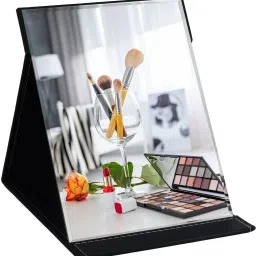 Folding Travel Mirror, Portable Adjustable Rectangular Ultrathin Mackup Mirror-27
