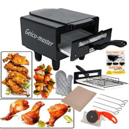 Micro Smart Looking High Quality Electric Tandoor Combo 1500W (Black) Steel Element 2 Year Warranty for Heating Element Comboo (Black) Electric Tandoor-image-4