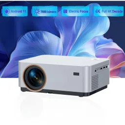Punnkk Lumi Max Android Projector 1080P,4K Support, Wi-Fi/BT5 Auto Keystone Correction (7500 lm / 1 Speaker / Wireless / Remote Controller) Portable Projector image 5