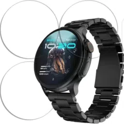 DOWRVIN Tempered Glass Guard for BOULT CROWN R PRO 1.43 SMART WATCH TEMPERED GLASS (PACK OF 3)-image-14