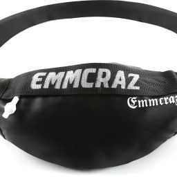 Black, White Men & Women Sling Bag - Medium Sports Waist Bag for Men & Women Waist Bag (Black) Waist Bag (Black waist pouch bag (Black) waist bag (Black, White)-image-77