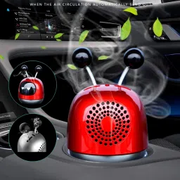 selifaur Cute Robot Car Diffuser Solid Aromatherapy Air Vent Freshener Red Diffuser image 4
