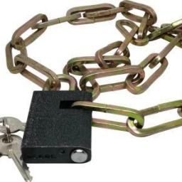 Heavy Metal Chain Plus One Lock Travel Luggage Safety, Luggage Security, Bike Chain Lock-image-21
