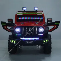 858 RED (1-8Yrs) Battery ride on Jeep Battery Operated Ride On-image-81