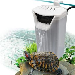 Pets Aquarium Turtle Filter TF-500, Low Water Fountain Filter Power Aquarium Filter-image-60