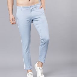 highlander Men Skinny Fit Blue Cotton Blend Trousers-picture-31