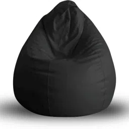 XL Premium Leatherette Classic Teardrop Bean BagWith Bean Filling-image-6