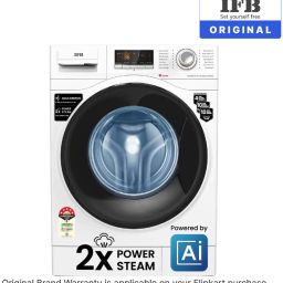 ifb 8 kg Powered by AI,5 Star,� with 2x Steam Cycle Fully Automatic Front Load with In-built Heater White image 2
