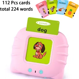 Cards Reader For Kids, Flash Card Reader Game 224 Words Learning Toys-10