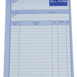 Cash bill book B5 Cash Memo Stapled 200 Pages-19