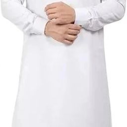 Men Cotton Blend Kurta Pyjama Set-image-57