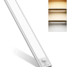 12 Inch Wireless Cabinet Light, 3 Light Modes Motion Sensor Light (Pack 2) 4 W 20 cm Tube Light-80