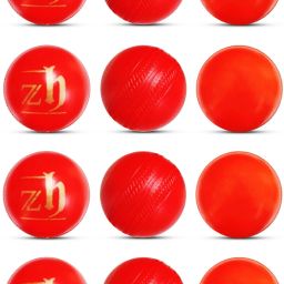 Red Plastic Ball Non Toxic Pack of 6 (80 Gm Per Ball) Handball-picture-11