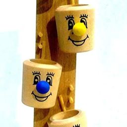 Wooden Wooden Marble Slider Toy - 6 Buckets - 28 cms-image-13