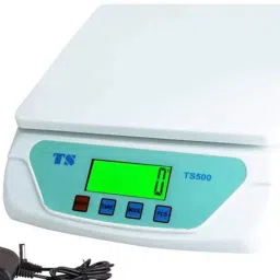 RTB TS500 Digital Kitchen Weighing Scale 30kg x 1g with white backlight Weighing Scale (Black or WhiTE) Digital kitchen weighing scale,kitchen weight machine (adaptor included) Weighing Scale-13