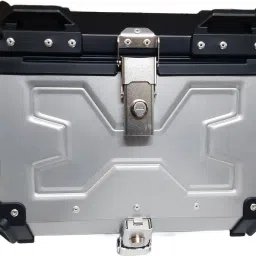 Top Box Silver Luggage Box Silver Aluminium Motorbike Saddlebag-16