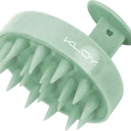 Round Hair Scalp Massager Shampoo Brush with Soft Bristles - Light Green-22