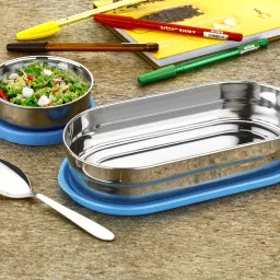 SMART LUNCH BOX OVAL 2 Containers Lunch Box-image-83