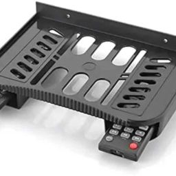 Wall Mount Set Top Box Stand with 2 Remote Holders | WiFi Router Shelf Plastic Wall Shelf-image-10