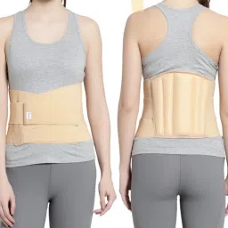 B-L.S belt For Lower Back Support (beige) Men & Women Waist Support-57 Back / Lumbar Support-image-82