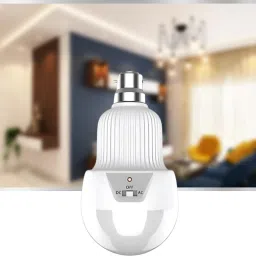 Lipzie 8-Hour Backup Emergency Light | Portable White LED for Power Cuts Smart Bulb image 2