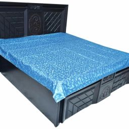 PVC Mattress Protector King Size (72 X 78 Inc) Bed Sheet. (Colour Blue)-image-6