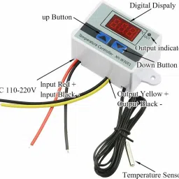 Real Instruments XH-W3001 Digital Temperature Controller Thermostat NTC Sensor Probe 220V 10A Multipurpose Controller image 4