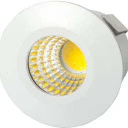galaxy LED 3 Watt COB Round Spot Ceiling Light, Color of LED Warm White pack of 5 Recessed Ceiling Lamp image 2