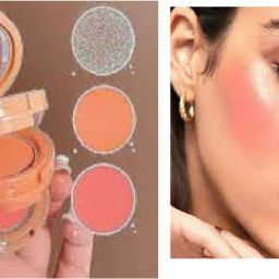 3 in 1 face makeup multicolor blusher highlighter pack of 1-image-89