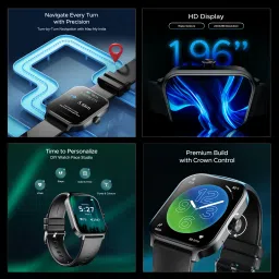 boAt Storm Call 3 Plus w/ Turn by Turn Navigation, QR Tray, 4.97cm(1.96'') HD Display Smartwatch image 2