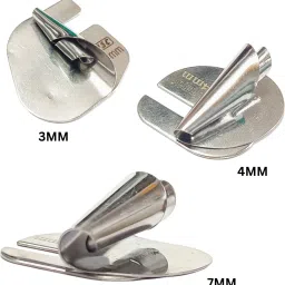 COMBO SET- 3MM,4MM AND 7MM HEMMING FOLDER Industrial sewing Machine Sewing Kit-image-21