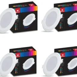 Luna 6W Downlight 6500K High Voltage Protection Upto 4KV Pack of 4 Junction Box Ceiling Lamp-13