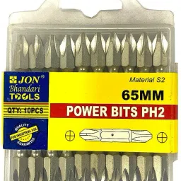 PH2 Power Screw Driver Bits Magnetic Phillips Star 65mm (PACK OF 10) Power Screw Driver Bits-image-75