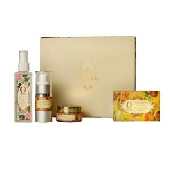 OHRIA AYURVEDA 4-Pcs Rose Facial Mist-Bathing Bar-Cleanser & Face Wash Ubtan Gift Set-53